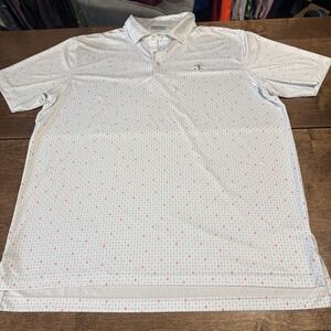Peter Millar Polo Men's XL Skulls Summer Comfort Shirt READ - FLAW
